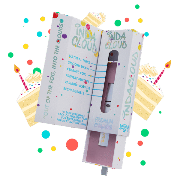 Birthday Cake Haze Delta 8 Disposable Vape Pen 2 Grams - Image 3