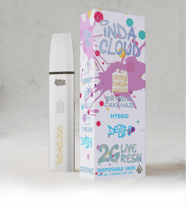 Birthday Cake Haze Delta 8 Disposable Vape Pen 2 Grams