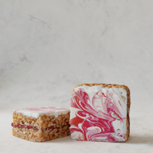 White Chocolate Peppermint Cereal Treat