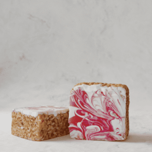 Strawberries and Cream Cereal Treat